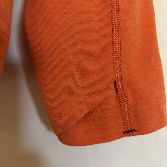 STIO Men's Sweater 1/4 Zip Pullover Lightweight Thumbholes Orange Size Medium - Picture 7 of 16